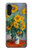 S2937 Claude Monet Bouquet de tournesols Etui Coque Housse pour Samsung Galaxy A13 4G