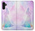 S2992 Princesse Pastel Silhouette Etui Coque Housse pour Samsung Galaxy A13 4G