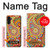 S3402 Floral Paisley Seamless Etui Coque Housse pour Samsung Galaxy A13 4G