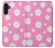 S3500 Motif floral rose Etui Coque Housse pour Samsung Galaxy A13 4G