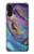 S3676 Pierre de marbre abstraite colorée Etui Coque Housse pour Samsung Galaxy A13 4G
