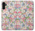 S3688 Motif d'art floral floral Etui Coque Housse pour Samsung Galaxy A13 4G