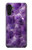 S3713 Graphique violet améthyste à quartz imprimé Etui Coque Housse pour Samsung Galaxy A13 4G