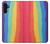 S3799 Arc-en-ciel aquarelle vertical mignon Etui Coque Housse pour Samsung Galaxy A13 4G