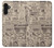 S3819 Papier Vintage rétro Etui Coque Housse pour Samsung Galaxy A13 4G
