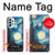 S0582 Van Gogh Starry Nights Etui Coque Housse pour Samsung Galaxy A23