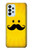 S1145 Soleil jaune Mustache Etui Coque Housse pour Samsung Galaxy A23