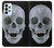 S1286 Crâne de diamant Etui Coque Housse pour Samsung Galaxy A23