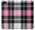 S3091 Pink Plaid Pattern Etui Coque Housse pour iPhone 5 5S SE