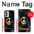 S2356 Signe de paix Etui Coque Housse pour Samsung Galaxy A23