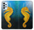 S2444 Hippocampe Monde sous-marin Etui Coque Housse pour Samsung Galaxy A23