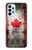 S2490 Canada Feuille d'érable Drapeau Texture Etui Coque Housse pour Samsung Galaxy A23