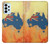 S2494 Australie Drapeau Carte texture de la roche Etui Coque Housse pour Samsung Galaxy A23