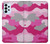 S2525 Rose Camo camouflage Etui Coque Housse pour Samsung Galaxy A23