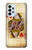S2833 Poker Carte Coeurs Reine Etui Coque Housse pour Samsung Galaxy A23