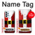 S2846 Costume de Noël Père Noël Rouge Etui Coque Housse pour Samsung Galaxy A23