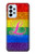 S2900 Arc en ciel LGBT Fierté lesbienne Drapeau Etui Coque Housse pour Samsung Galaxy A23
