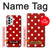 S2951 Rouge Pois Etui Coque Housse pour Samsung Galaxy A23