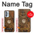 S3401 Horloge vitesse Steampunk Etui Coque Housse pour Samsung Galaxy A23