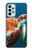 S3497 Vert tortue de mer Etui Coque Housse pour Samsung Galaxy A23