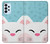 S3542 Chat mignon Dessin animé Etui Coque Housse pour Samsung Galaxy A23