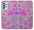 S3710 Coeur d'amour rose Etui Coque Housse pour Samsung Galaxy A23