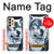 S0123 Loup blanc Etui Coque Housse pour Samsung Galaxy A33 5G