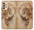 S1045 Leonardo da Vinci Femme Head Etui Coque Housse pour Samsung Galaxy A33 5G