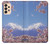 S1060 Mont Fuji Sakura fleur de cerisier Etui Coque Housse pour Samsung Galaxy A33 5G