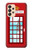 S2059 Angleterre britannique Cabine téléphonique Minimaliste Etui Coque Housse pour Samsung Galaxy A33 5G
