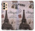 S2211 Carte postale de Paris Tour Eiffel Etui Coque Housse pour Samsung Galaxy A33 5G