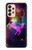 S2486 Arc en ciel espace de nébuleuse Licorne Etui Coque Housse pour Samsung Galaxy A33 5G