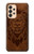 S2529 Leo Zodiaque Zodiaque marron Impression graphique Etui Coque Housse pour Samsung Galaxy A33 5G