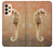 S2674 Hippocampe squelette Fossile Etui Coque Housse pour Samsung Galaxy A33 5G