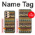 S2860 Boho Hippie Motif aztèque Etui Coque Housse pour Samsung Galaxy A33 5G