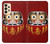 S3023 Japon Bonne chance Daruma Poupée Etui Coque Housse pour Samsung Galaxy A33 5G