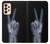 S3101 X-ray doigts Signe de paix Etui Coque Housse pour Samsung Galaxy A33 5G