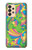 S3273 Fleur Ligne Motif Art Etui Coque Housse pour Samsung Galaxy A33 5G