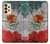 S3314 Mexique Drapeau Vinatage Football Graphique Etui Coque Housse pour Samsung Galaxy A33 5G