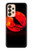 S3328 Corbeau Rouge Lune Etui Coque Housse pour Samsung Galaxy A33 5G