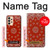 S3355 Motif Bandana Rouge Etui Coque Housse pour Samsung Galaxy A33 5G