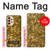 S3388 Imprimer or Glitter Graphic Etui Coque Housse pour Samsung Galaxy A33 5G
