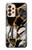S3419 Imprimer Graphique en marbre d'or Etui Coque Housse pour Samsung Galaxy A33 5G