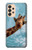 S3680 Girafe de sourire mignon Etui Coque Housse pour Samsung Galaxy A33 5G