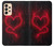 S3682 Cœur du diable Etui Coque Housse pour Samsung Galaxy A33 5G