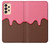 S3754 Cornet de crème glacée à la fraise Etui Coque Housse pour Samsung Galaxy A33 5G