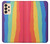 S3799 Arc-en-ciel aquarelle vertical mignon Etui Coque Housse pour Samsung Galaxy A33 5G