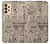 S3819 Papier Vintage rétro Etui Coque Housse pour Samsung Galaxy A33 5G
