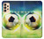 S3844 Ballon de football de football rougeoyant Etui Coque Housse pour Samsung Galaxy A33 5G