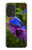 S1565 Oiseau bleu de bonheur Bleu Oiseau Etui Coque Housse pour Samsung Galaxy A53 5G